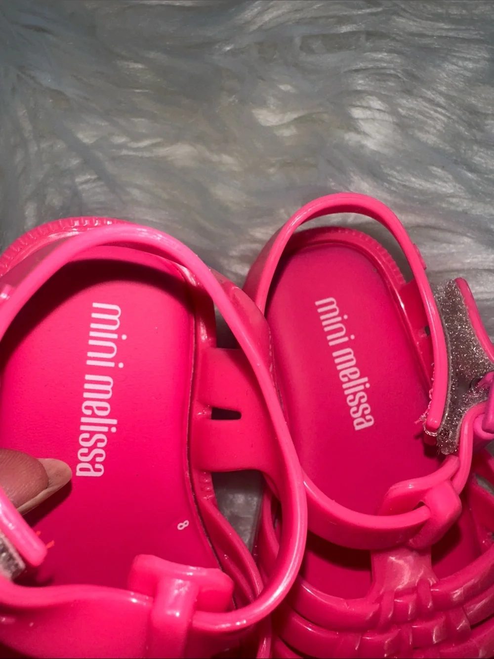 Mini Melissa Kids Pink Jelly Sandals